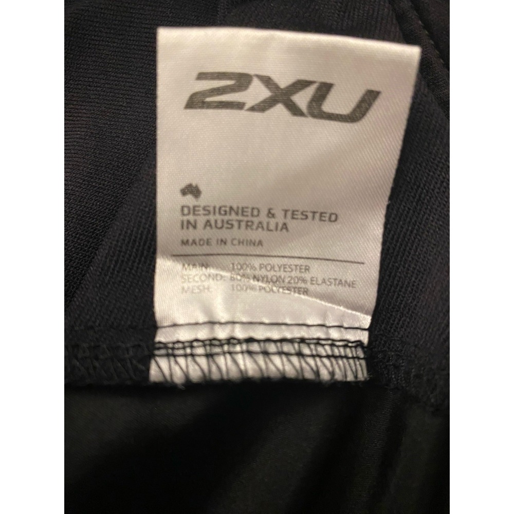2XU Mens Cycling Jacket Windproof Reflective Black Full Zip Running Outerwear S - Picture 2 of 8